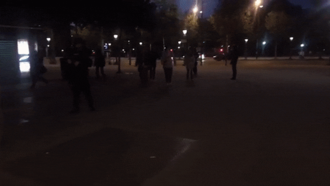 Видео с места стрельбы в центре Парижа