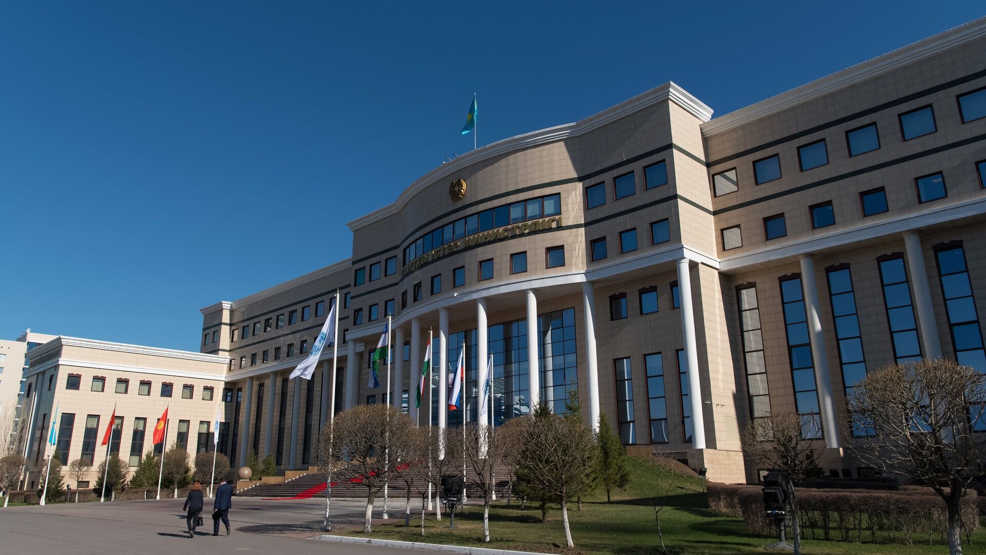 Здание Министерства иностранных дел Республики Казахстан в Астане - РИА Новости, 1920, 01.06.2022