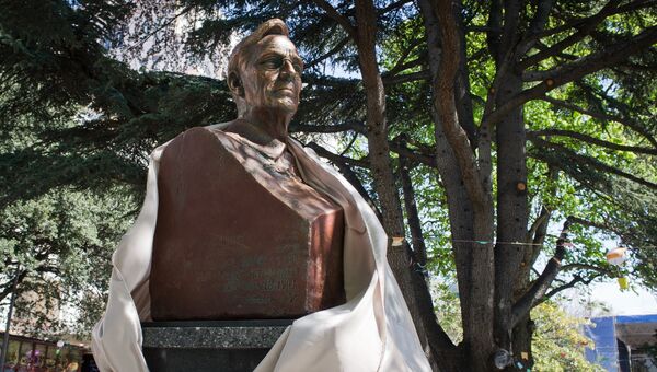 Открытие памятника Рузвельту в Крыму