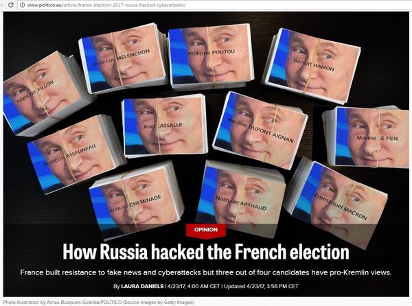 Скриншот сайта Politico Скриншот сайта Politico