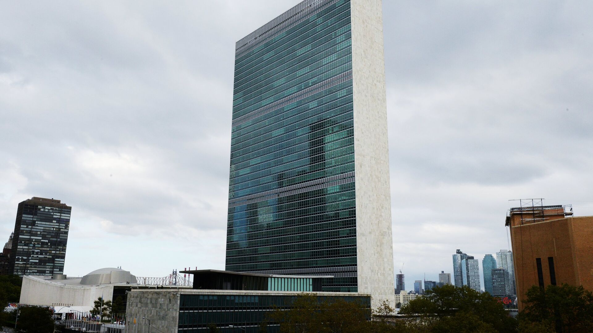 Штаб-квартира Организации Объединенных Наций в Нью-Йорке, США - РИА Новости, 1920, 26.02.2020
