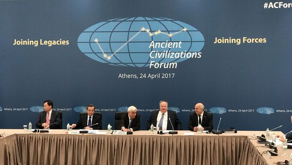 Участники Форума древних цивилизаций. 24 апреля 2017
