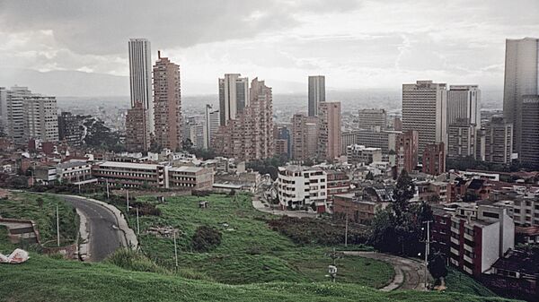 Республика Колумбия. Вид на Боготу. Архивное фото