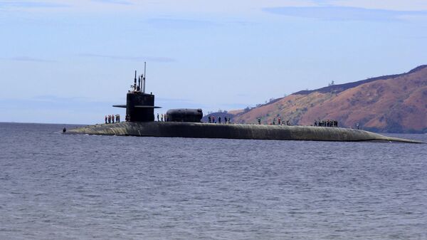 Американская подводная лодка USS Michigan. Архивное фото