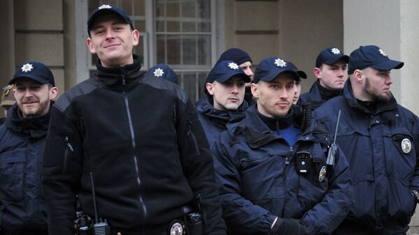 Сотрудники полиции Украины. Архивное фото