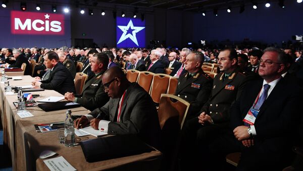 Участники VI Московской конференции по международной безопасности. 26 апреля 2017