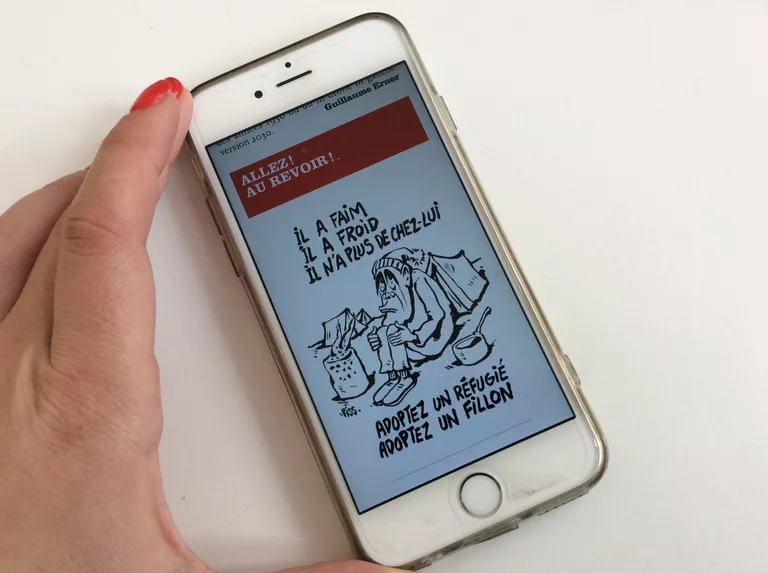 Карикатура на кандидатов в президенты Франции в журнале Charlie Hebdo Карикатура на кандидатов в президенты Франции в журнале Charlie Hebdo