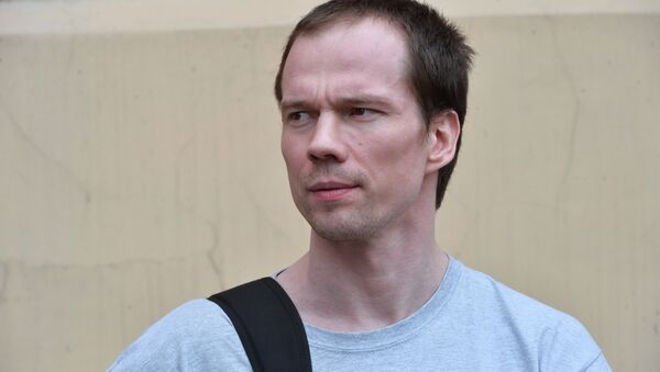 Первый осужденный в РФ за неоднократное нарушение правил проведения митингов Ильдар Дадин. Архивное фото