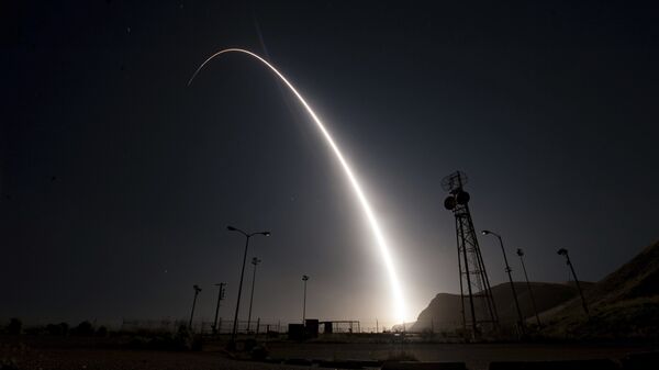 Испытания межконтинентальной баллистической ракеты Minuteman III. Апрель 2017. Архивное фото