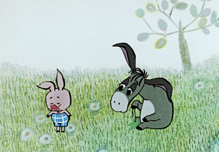 Кадр из мультфильма Винни-Пух и день забот, 1972 год 