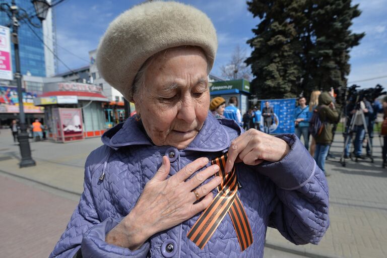 Всероссийская акция Георгиевская ленточка в Челябинске