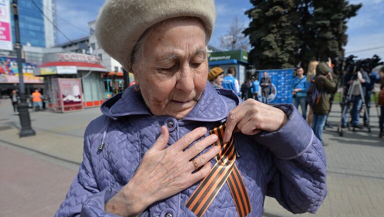 Всероссийская акция Георгиевская ленточка в Челябинске