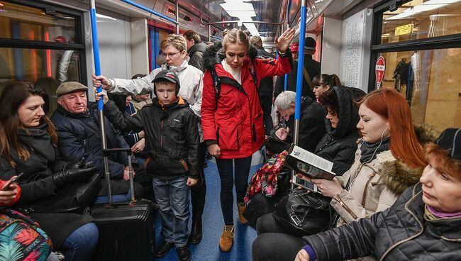 В московском метро. Архивное фото