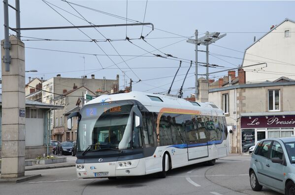 Троллейбус Irisbus Cristalis в Лиможе, Франция