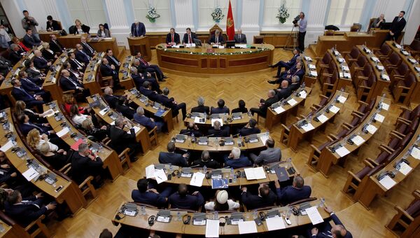 Заседание парламента Черногории. 28 апреля 2017
