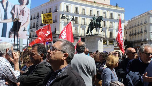 Первомайские демонстрации в Испании