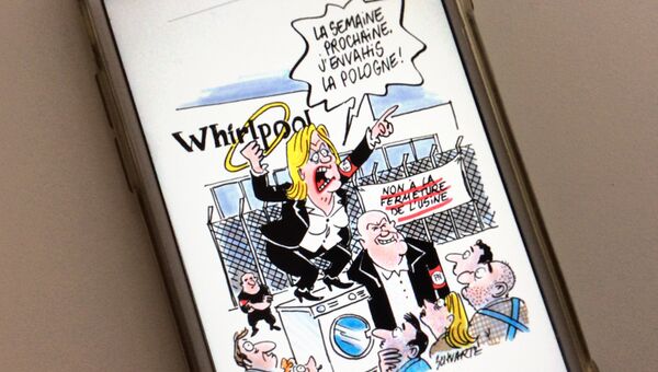 Карикатура в журнале Charlie Hebdo