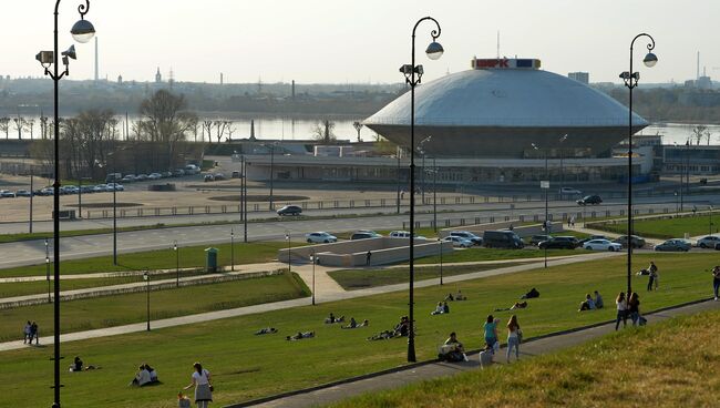 Казанский государственный цирк на площади Тысячелетия. Архивное фото