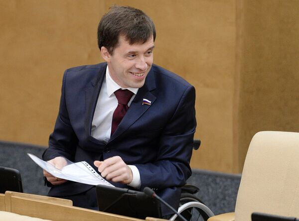 Председатель Всероссийского общества инвалидов, заместитель председателя комитета Госдумы по труду, социальной политике и делам ветеранов Михаил Терентьев Председатель Всероссийского общества инвалидов, заместитель председателя комитета Госдумы по труду, социальной политике и делам ветеранов Михаил Терентьев
