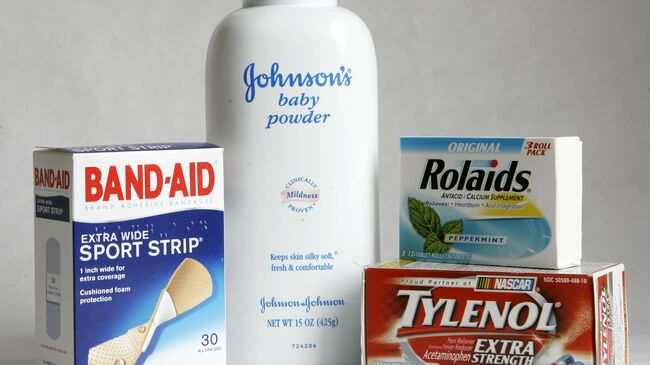 Продукция компании Johnson & Johnson 