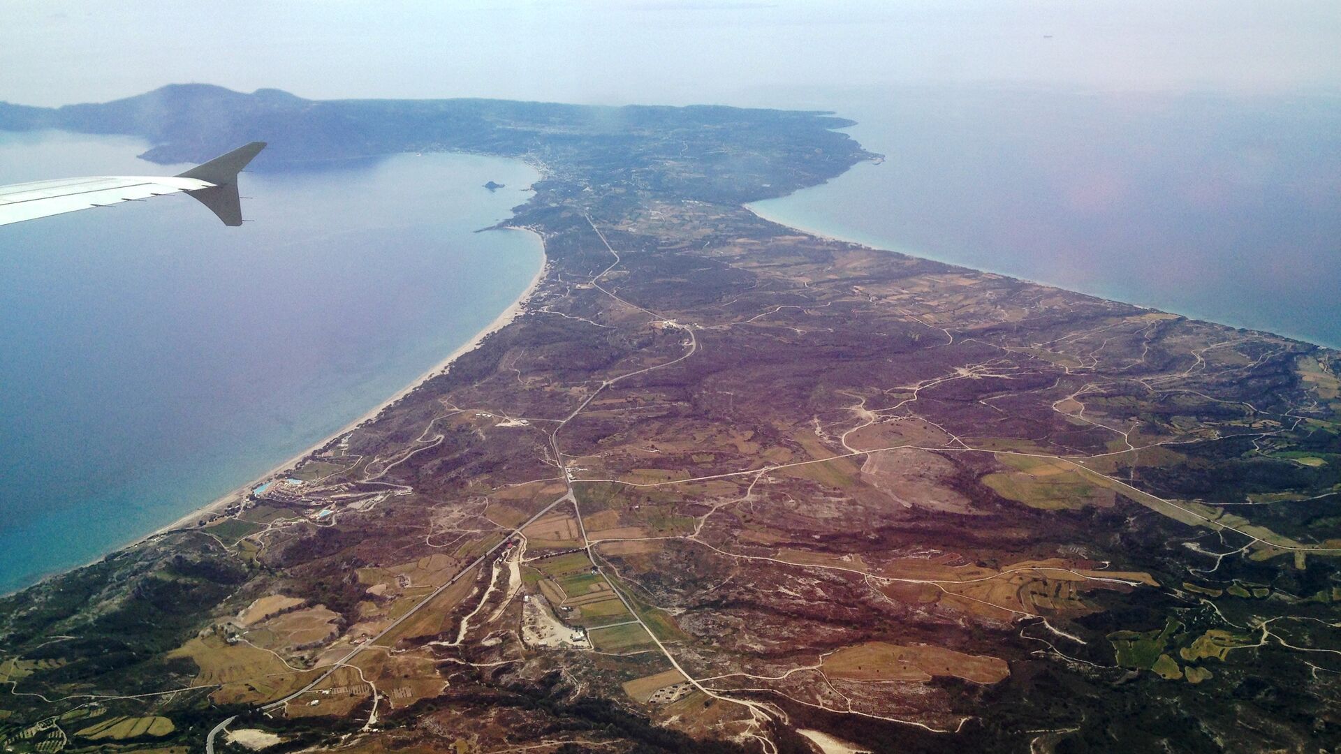 Вид на остров Кос с борта самолета - РИА Новости, 1920, 24.06.2022