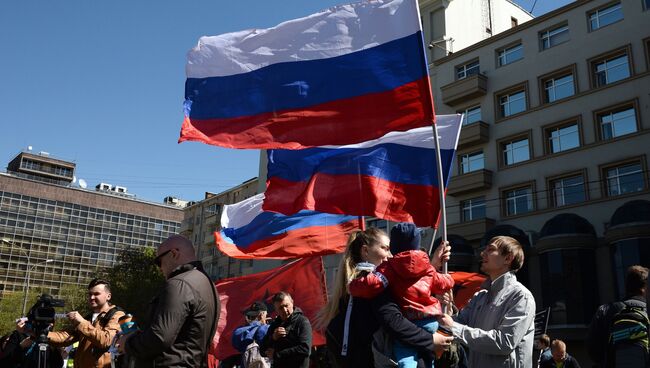 Шествия и митинг оппозиции в Москве