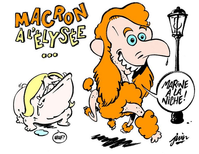 Карикатура на кандидатов в президенты Франции в журнале Charlie Hebdo Карикатура на кандидатов в президенты Франции в журнале Charlie Hebdo