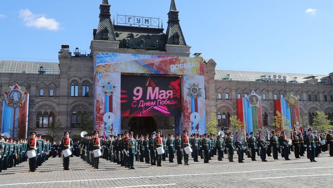 Генеральная репетиция военного парада, посвящённого 72-й годовщине Победы в ВОВ