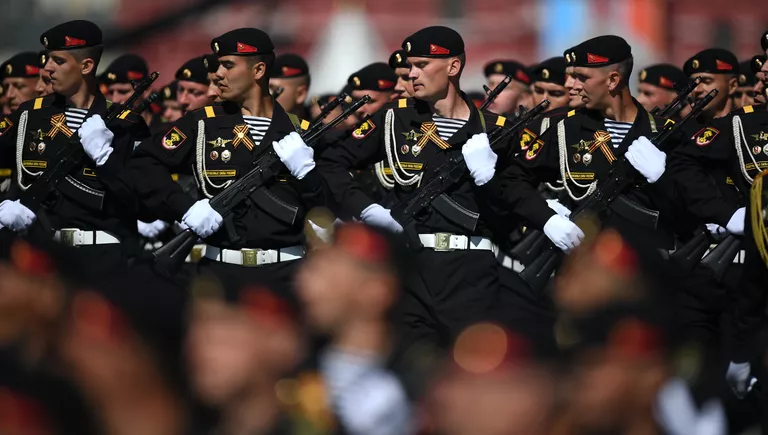 Генеральная репетиция военного парада, посвящённого 72-й годовщине Победы в ВОВ