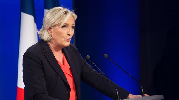 Бывший кандидат в президенты Франции Марин Ле Пен