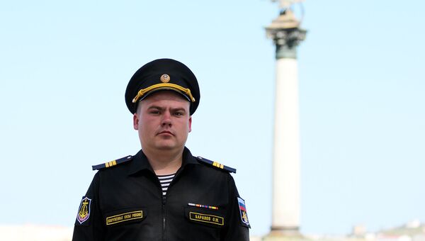 Морской пехотинец из Севастополя Олег Баранов
