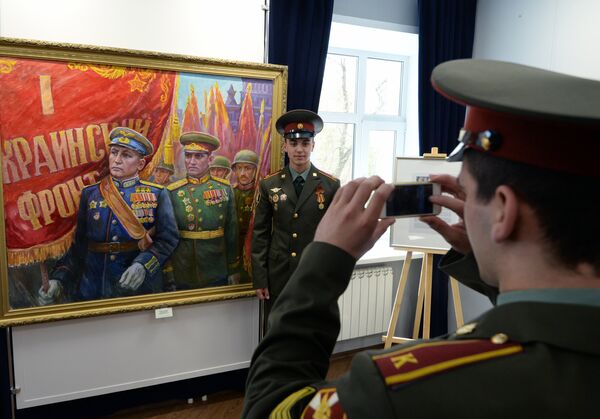 Экспозиция Диорама народного художника России В. К. Чебанова, посвященная бою 22-ой Сибирской гвардейской дивизии Экспозиция Диорама народного художника России В. К. Чебанова, посвященная бою 22-ой Сибирской гвардейской дивизии