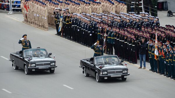 Военный парад в Новосибирске