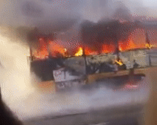 Трамвай сгорел в Красноярске