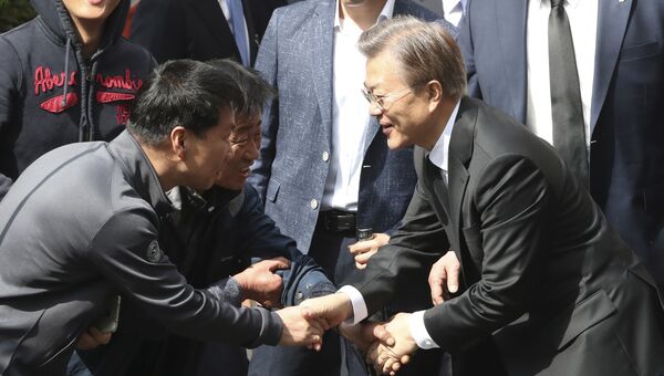 Новый президент Южной Кореи Мун Чжэ Ин. 10 мая 2017