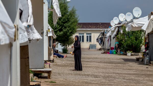 Лагерь для беженцев в Килисе, Турция. Архивное фото