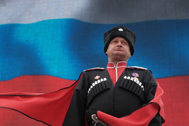 Парад Кубанского казачьего войска в Краснодаре