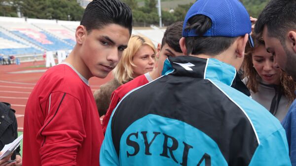 Сирийские дети из Дамаска на отдыхе в лагере Артек в Крыму
