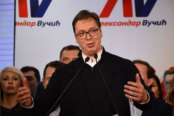 Председатель правительства Сербии Александр Вучич Председатель правительства Сербии Александр Вучич