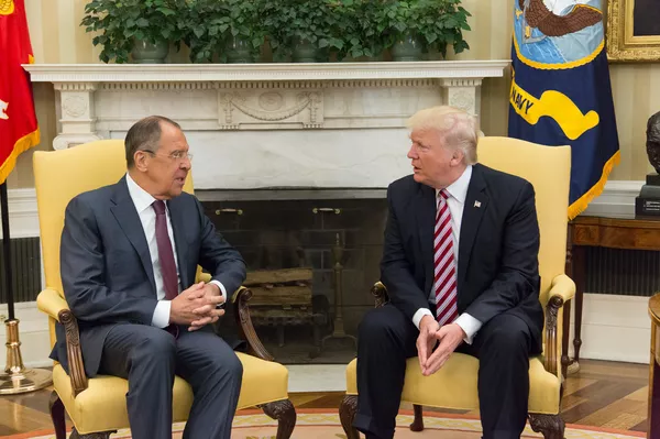 Встреча министра иностранных дел России Сергея Лаврова и президента США Дональда Трампа в Вашингтоне Встреча министра иностранных дел России Сергея Лаврова и президента США Дональда Трампа в Вашингтоне