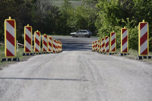 Участок строительства федеральной трассы Таврида в Крыму Участок строительства федеральной трассы Таврида в Крыму
