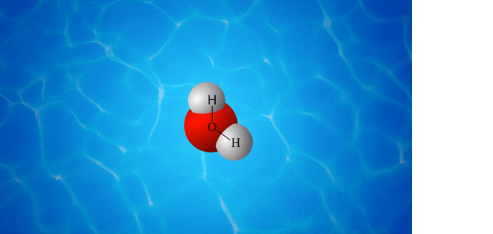 Формирование водородных связей между молекулами воды