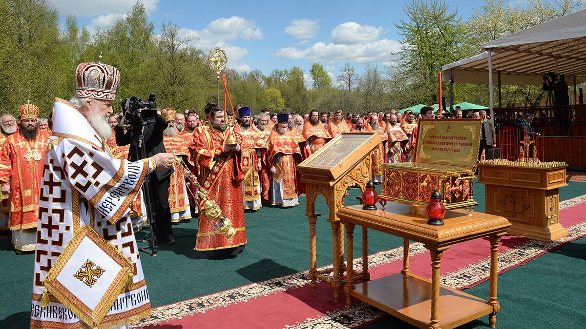 Патриаршее служение на Бутовском полигоне, 13 мая 2017 - РИА Новости, 1920, 13.05.2017