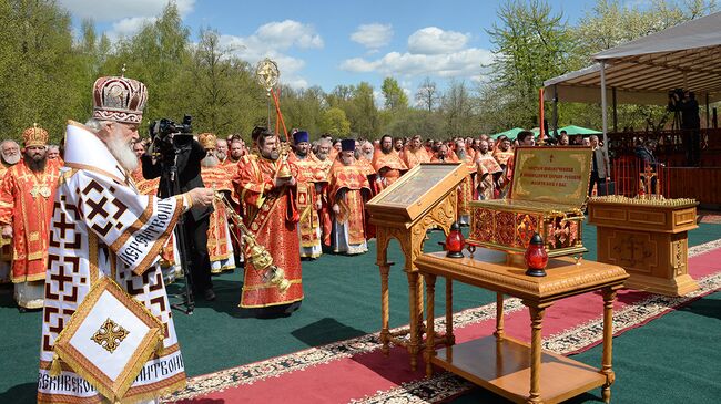 Патриаршее служение на Бутовском полигоне, 13 мая 2017