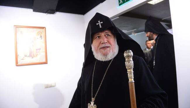 Верховный патриарх и католикос всех армян Гарегин II . Архивное фото