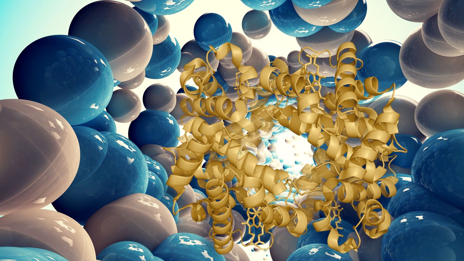 Молекула белка - РИА Новости, 1920, 07.11.2025