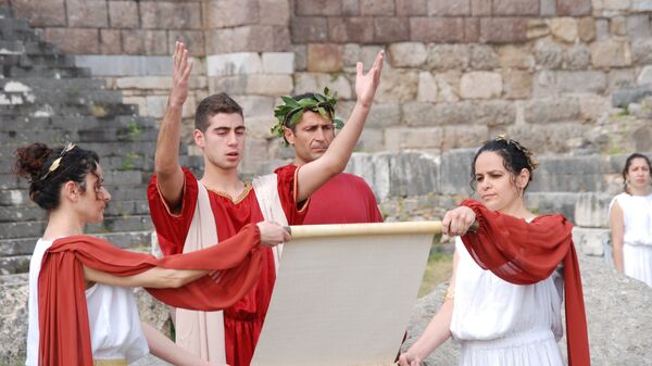 Принятие Клятвы Гиппократа на греческом острове Кос