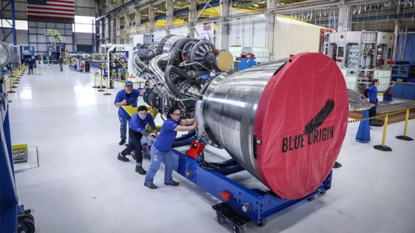 Двигатель BE-4 Blue Origin. Архивное фото