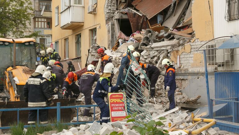 Взрыв бытового газа в жилом доме в Волгограде