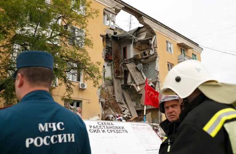 Взрыв бытового газа в жилом доме в Волгограде